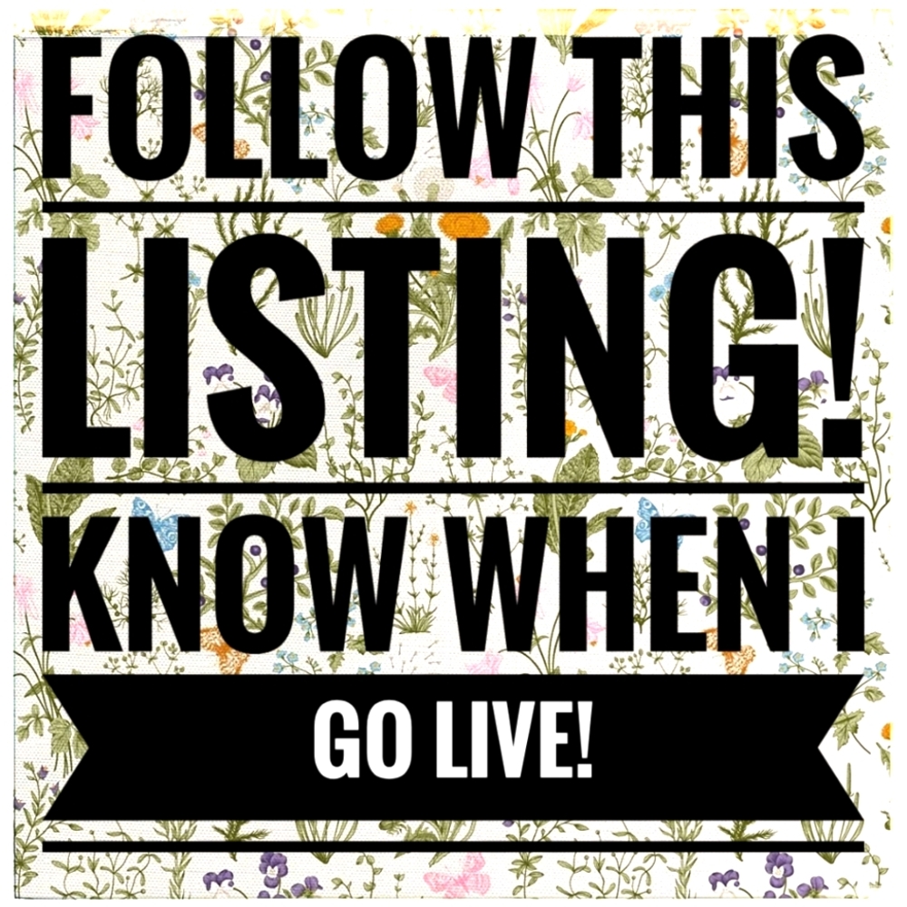 LIVE SHOWS COMING SOON! FOLLOW THIS LISTING!